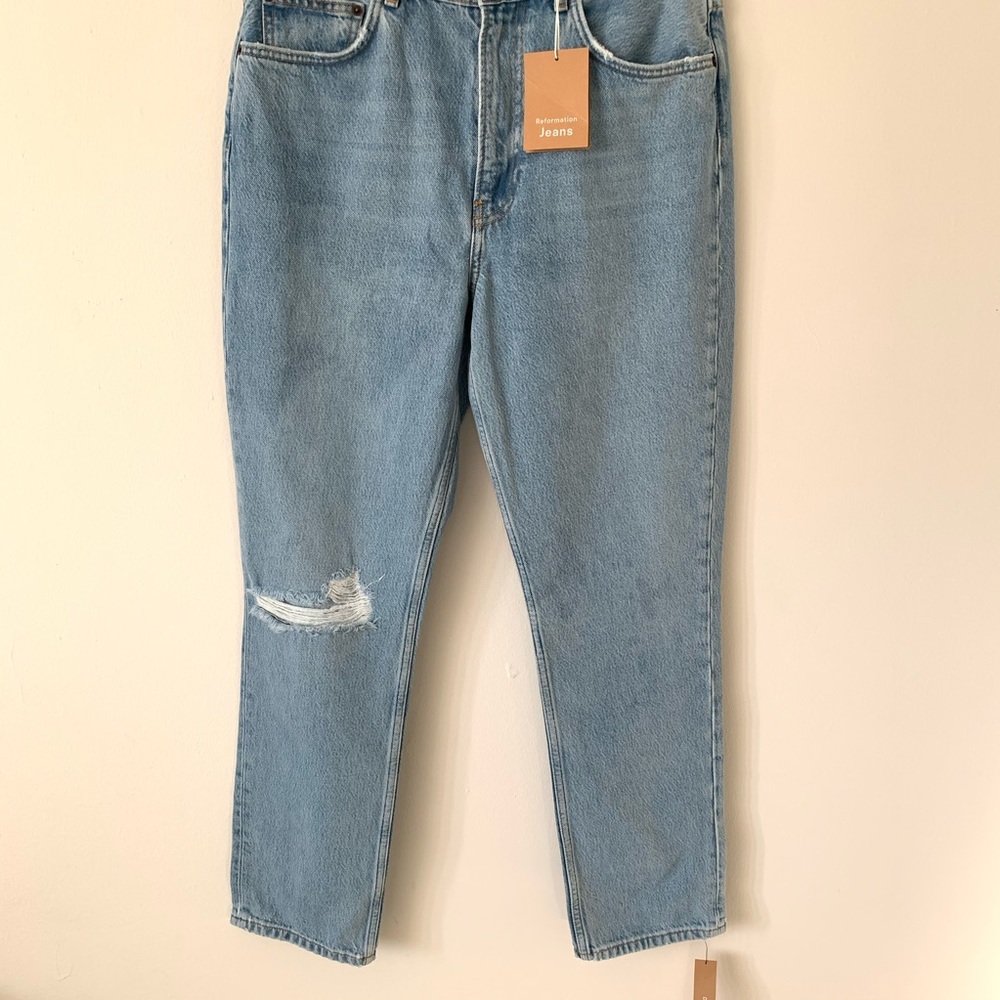 REF Julia High Cigarette Jean Tahoe Destroyed - Picture 4 of 8